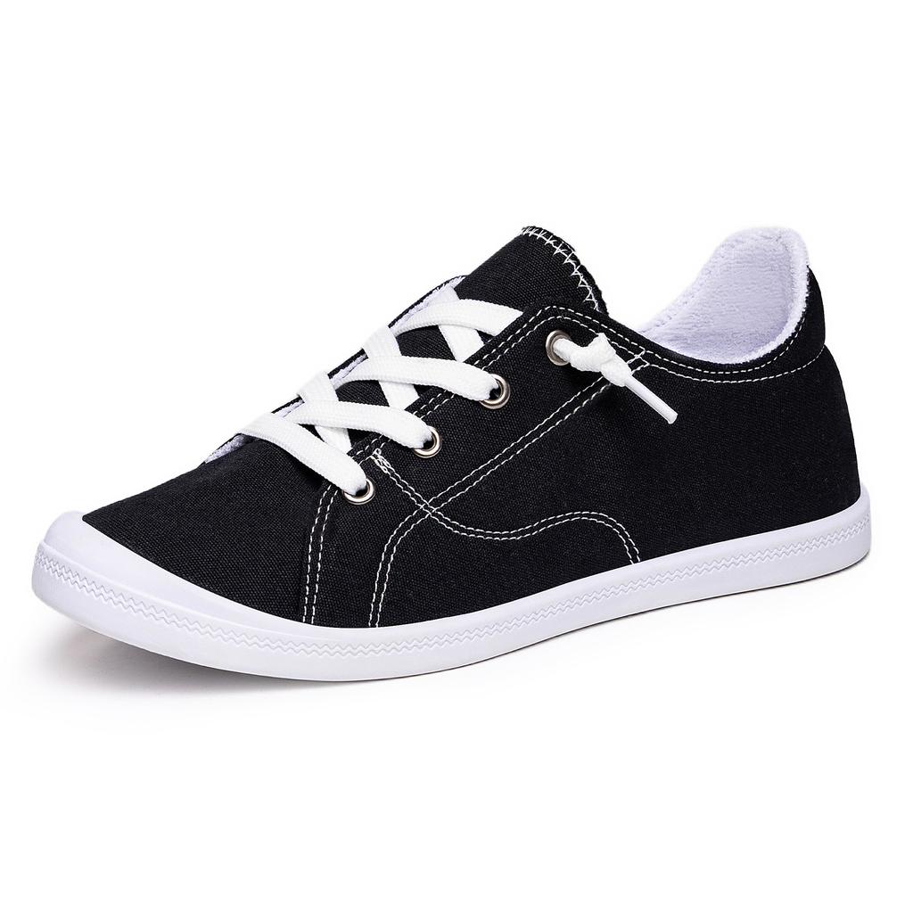 Large Size Sports Shoes, Spring Lightweight Shoes, Soft-soled Flat-heeled Casual Shoes, Outdoor Vacation Walking Shoes