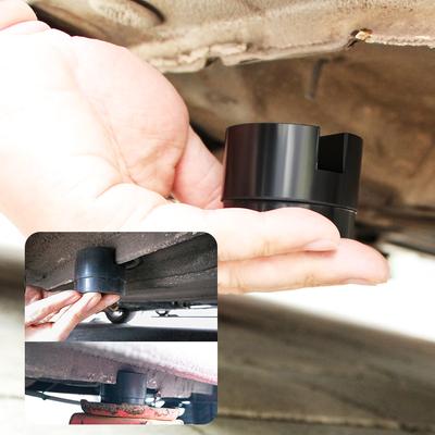 1 Stück 5 cm Universal Wagenheber Gummiunterlage Geschlitzte Rahmenblöcke Schiene Bodenheber Schutzadapter Gummiunterlagen Wagenheber Gummiunterlage