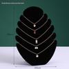 Extra Large Velvet Jewelry Display Stand: Necklace Hanger & Bracelet Storage Rack