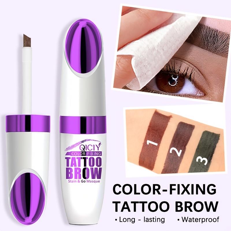Long Lasting Tear Off Eyebrow Gel Cream, Waterproof and Sweat Proof, Long-lasting Color Retention, Creating A Natural Appearance