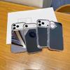 17AIR Acrylic Mirror Makeup Phone Case for Apple 17promax, with Electroplated Mirror Frame and 14pro Protection.