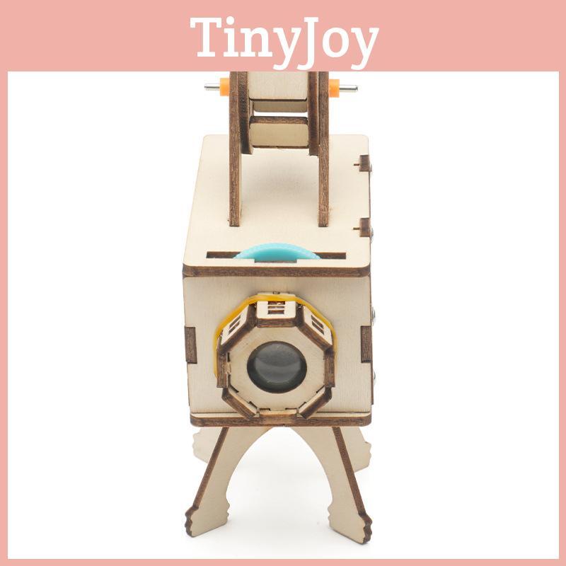 Wooden Diy Science Projector Kit Fun Physics Experiment Toy For Elementary School Students R-61
