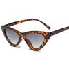 Cat Eye Fashion Sunglasses Plastic Women Vintage Small Leopard Men Sun Glasses Mirror Retro Sunglasses For Female UV400