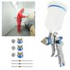 600CC Cup Car Vehicle HVLP Kit spruzzatore vernice Regolatore aria Alimentazione a gravità 3 ugelli
