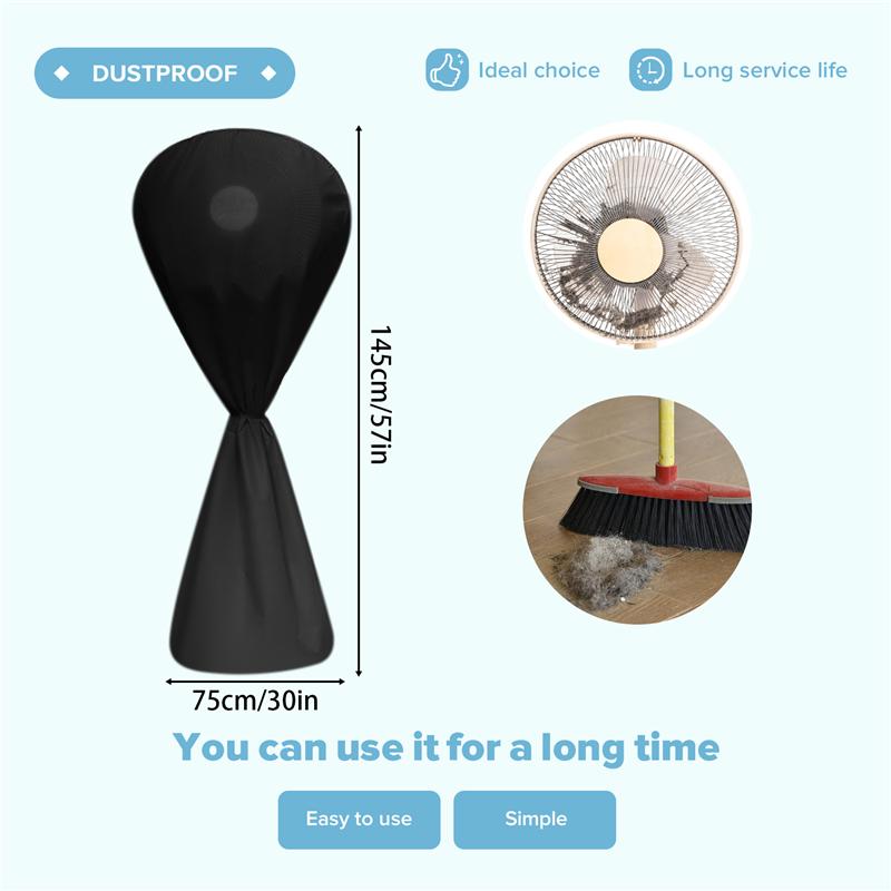 Authentic Fan Dust Cover Waterproof Stand Up Floor Fan Cover Outdoor Pedestal Fan Cover Protector For Stand Fan Dustproof Cover