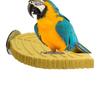 Cockatiel Perch Parrot Stand Toys Resin Bird Hamster Perch Platforms Stands Playground Bird Supplies Bird Cage Accessories Perch