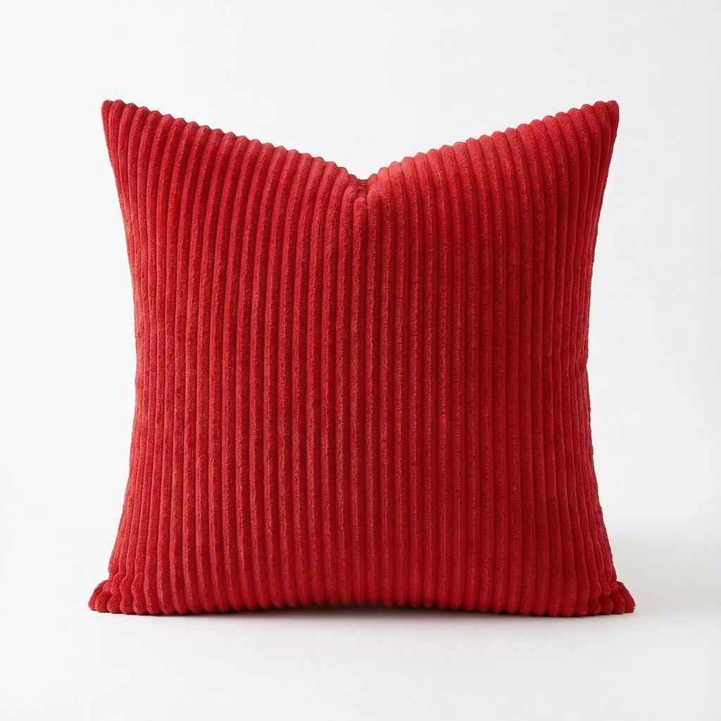 

Solid Color Minimalist Corduroy Pillow Cover Soft Decorative Throw Pillow Case for Sofa Couch & Living Room Home Decoration 40X40CM