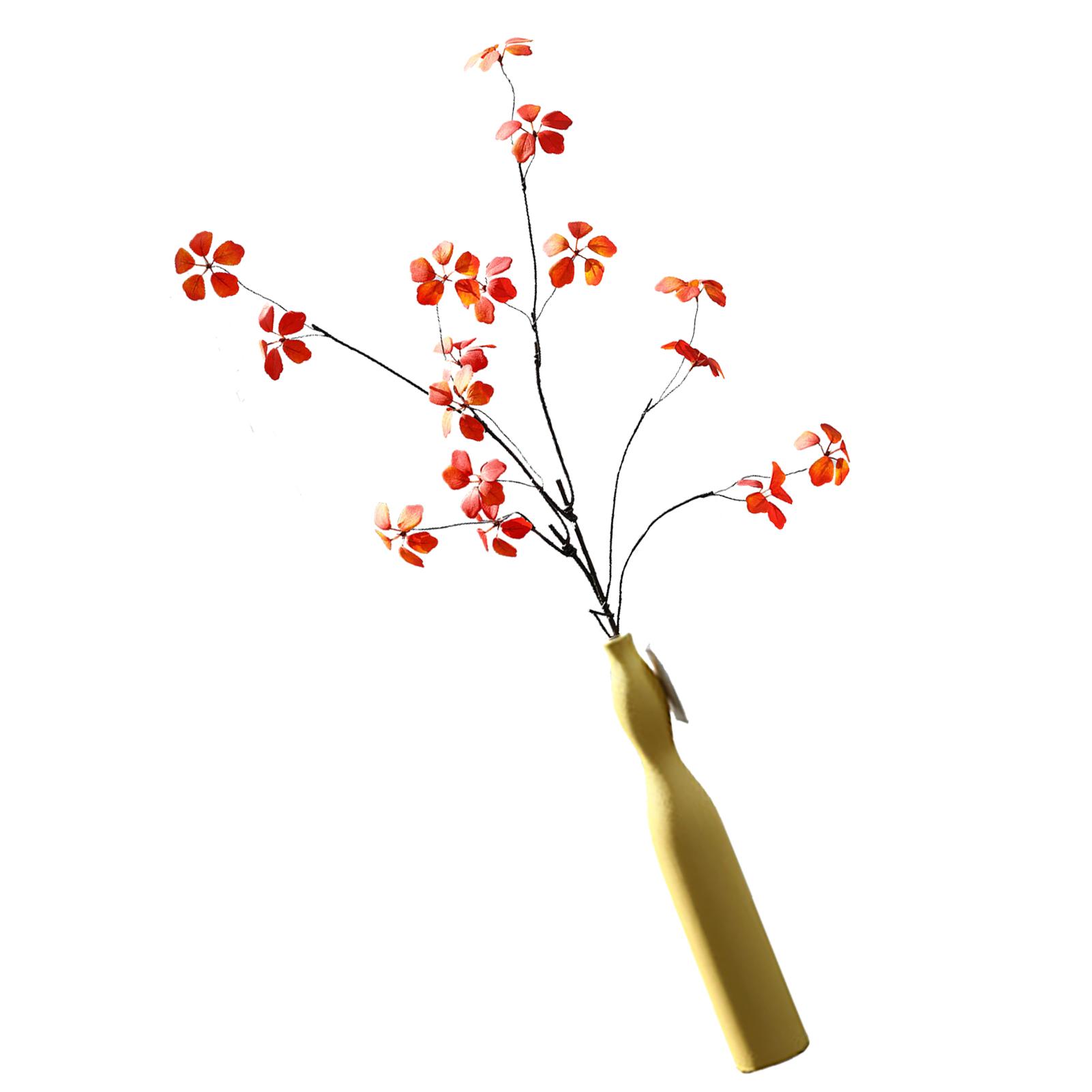 

Artificial Leaf Plant Lifelike Easy to Clean Fake Plant Photographic Prop for Indoor Bedroom Decor