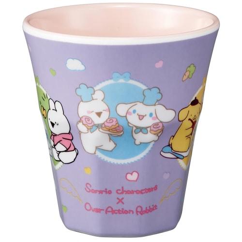 Skater Tumbler, 270ml, Melamine, Kids', Unbreakable, Sanrio All-Stars, Extremely Moving Rabbit, MTB2-A