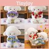 Plush Sheep Doll With Magnetic Rose Flower Arrangement For Kids Gifts Decor