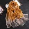2024 New Solid Color Silk Acrylic Shawl Women'S Long Scarf With Gold Silk Sequin Scarf Autumn Sunscreen Scarf