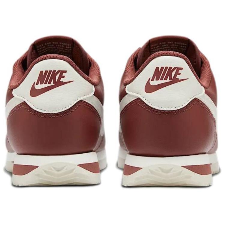 Nike Cortez Leather Comfortable Versatile Non-Slip Wear-Resistant Low-Top Casual Running Shoes Women sneaker Red Brown DN1791-201