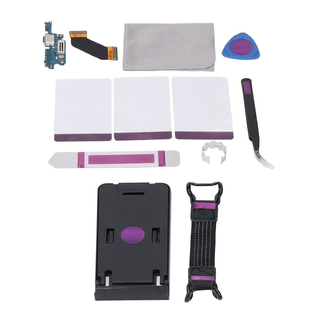 Charging Port Replacement Kit with Repairing Tool USB Charging Port Dock Connector for Galaxy Z