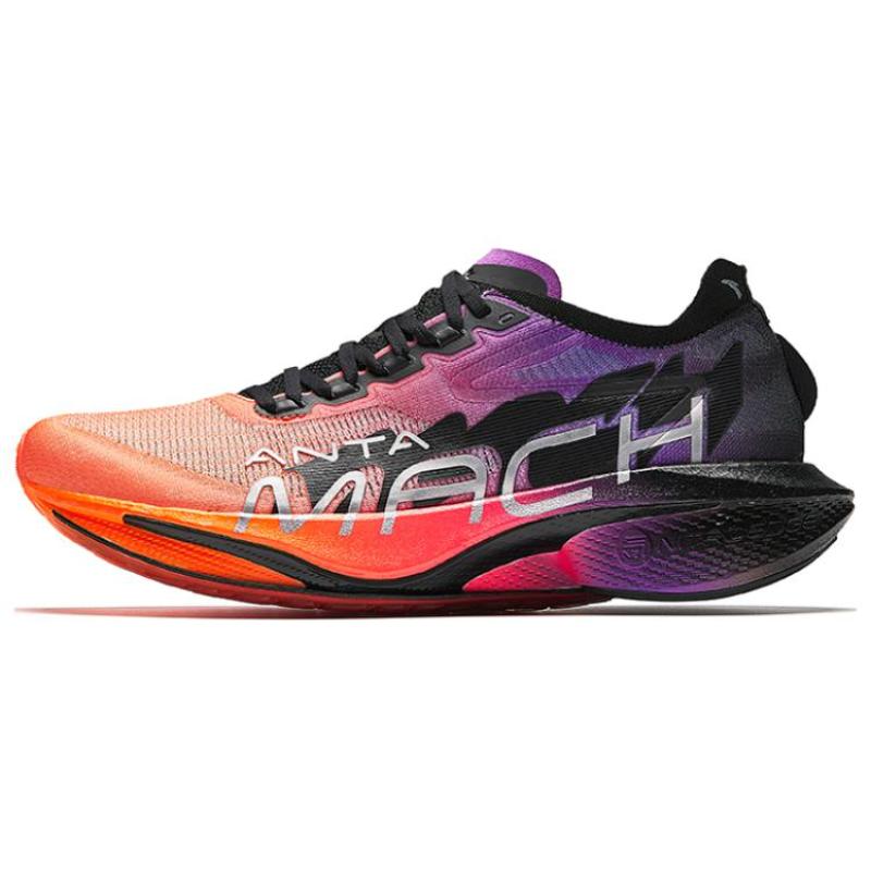 Anta Mach 4 PRO Амортизація Нековзкі Відскок Низькі Тренувальні Бігові Кросівки Чоловічі Помаранчево-Червоні 112425584-9