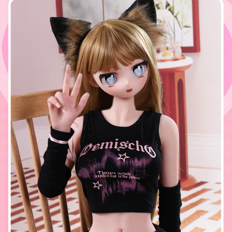 100cm Men's Sex Doll Cosplay Kitty Catwomen Anime Vagina Sex Masturbation Cup Adult Erotic Sex Toy