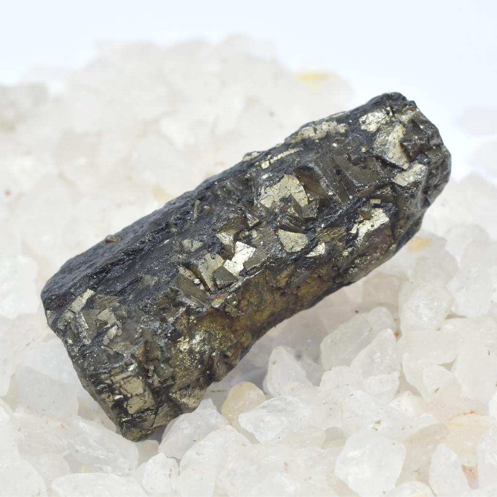 Natural Pyrite Loose Gemstone Rough Raw 129 ct Cleavage Crystal for Lapidary and Gem Collections