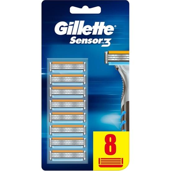 

Gillette Sensor3 8 запасных лезвий для бритвы