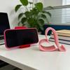 Herzförmige Handyhalterung Niedlicher 3D-gedruckter Handy-Ständer für Smartphones Tablets Kindles Romantischer Schreibtisch-Herz-Handyhalter für Büro Nachttisch