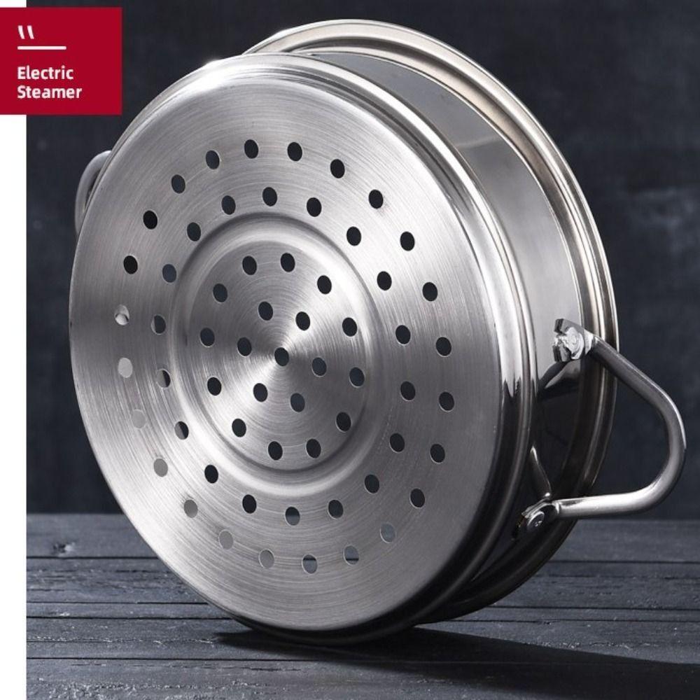 16-32cm Steamer Basket 304 Stainless Steel Pot Steaming Grid Durable Drain Basket  Home Cooking