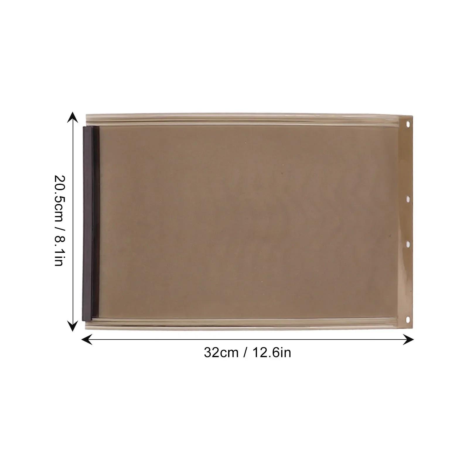 

Dog Door Flap Impact Resistant TPU Dog Door Replacement Flap For Aluminum Pet Door Plastic Pet DoorL 25.6x42.5cm / 10.1x16.7in