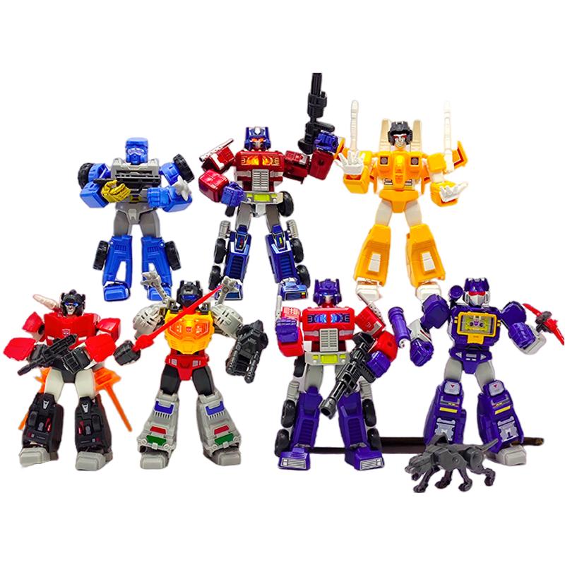 Blokees Transformer Optimus Prime Building Blocks Transforming Bumblebee Action Figure Robot Model Kids Gif