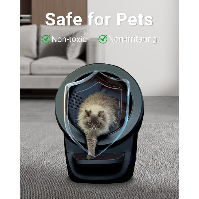 16 Pcs Cat Litter Box Deodorizer Refills Compatible with Whisker OdorTrap Pod Litter Robot 4 Accessories Filter, Eliminates Odors, Litter Box Odor