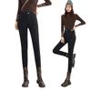 Women's Fleece-Lined High-Waisted Slimming Jeans – Winter Style, Versatile, Elastic, Slim-Fit Harem Pants