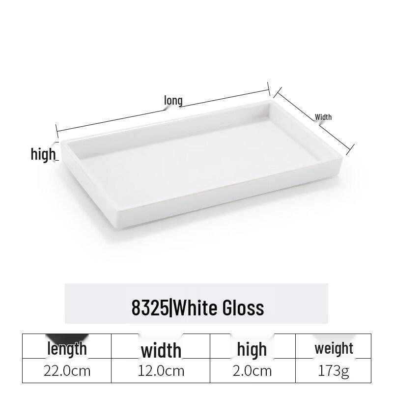 Набор меламиновых узких прямоугольных сервировочных подносов Yipan