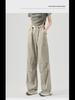 Women's High-Waist Velvet-Lined Wide-Leg Climbing Pants - Autumn/Winter 2025 American Style