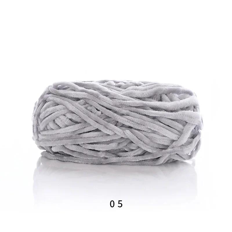 1 Pcs Velvet Hook Shoe Thread Scarf Yarn DIY Crochet Wool Thick Thread Warm Velvet Handmade Woolen Yarn