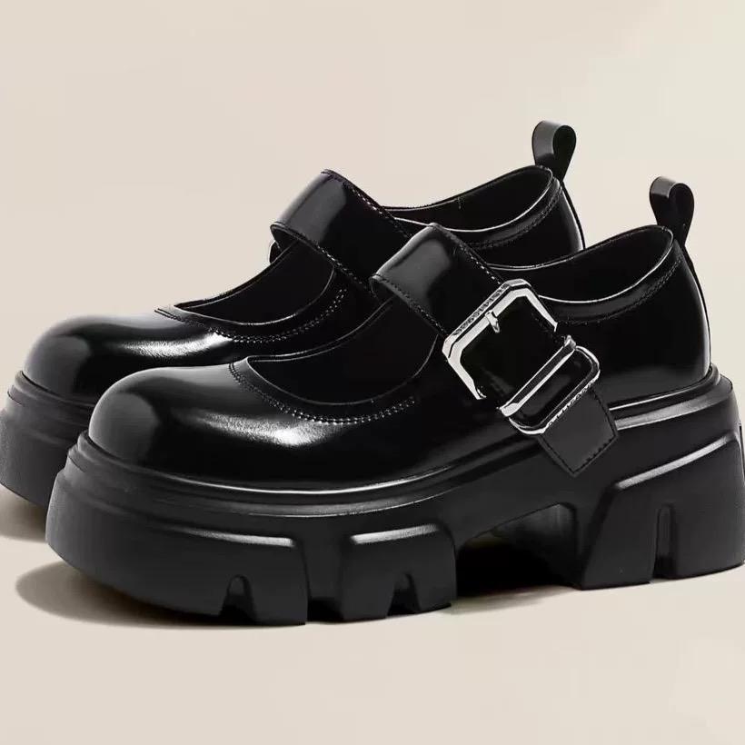 

модные плоские черные туфли для женщин оксфорды сабо платформа осенние белые кроссовки с круглым носком мокасины с мехом женская обувь с мелким горлом 40 чёрный