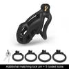 Men's Resin Nylon Chastity Belt Set with 4 Cock Penis Rings Sleeve Lock Cobra Cock Cage with Keys Male Extreme Bondage Sex Toys