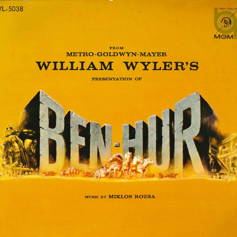 LP Record MILKLOS ROZSA - Ben Hur YL5038 MGM 1960 Japan Soundtracks & Musicals Used