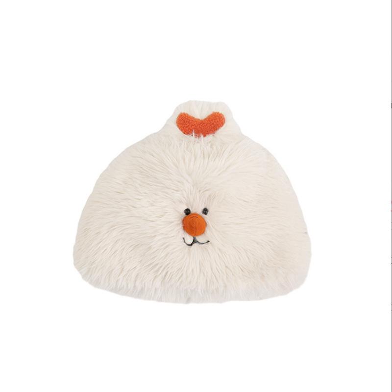 

Облака, снеговик, плюшевая шапка, женская осенне-зимняя шляпа-ведро, защита для ушей, шляпа-ведро, милый теплый головной убор, подчеркивающий маленькое лицо M（56-58cm）