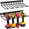 Iron Floating Tool Shelf Black Electric Drill Tools Shelf  Workshop Garage