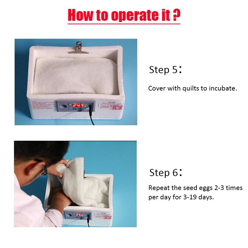 Digital Waterbed Incubator Chicken Hatcher Automatic Temperature Control
