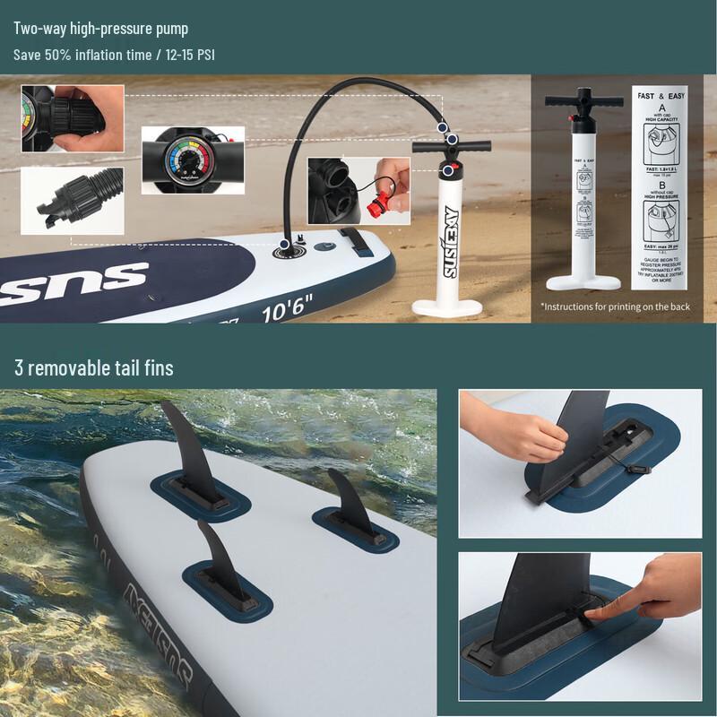 MSEASFREE Inflatable Stand-Up Paddle Board