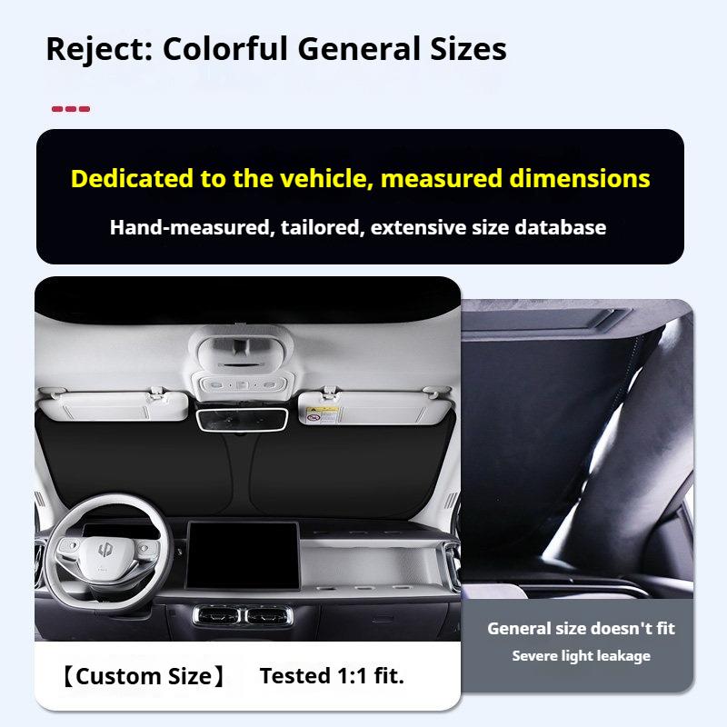 Car Sunscreen Shade Curtain for Leapmotor C10 C16 B10 Lafa5 Double-layer Full-Car Privacy Shades Heat Insulation Sunshade Panel