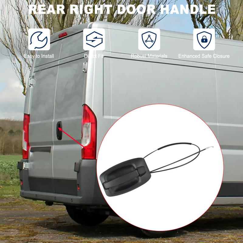 For Fiat Ducato Peugeot Boxer Citroen Relay 2006- Rear Side Sliding Door Handle WIth Wiring Harness 735426421 1616303080