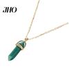 Chain Pendant Necklace Faux Crystal Stone Decorative Women Metal Jewelry Accessories Fashion