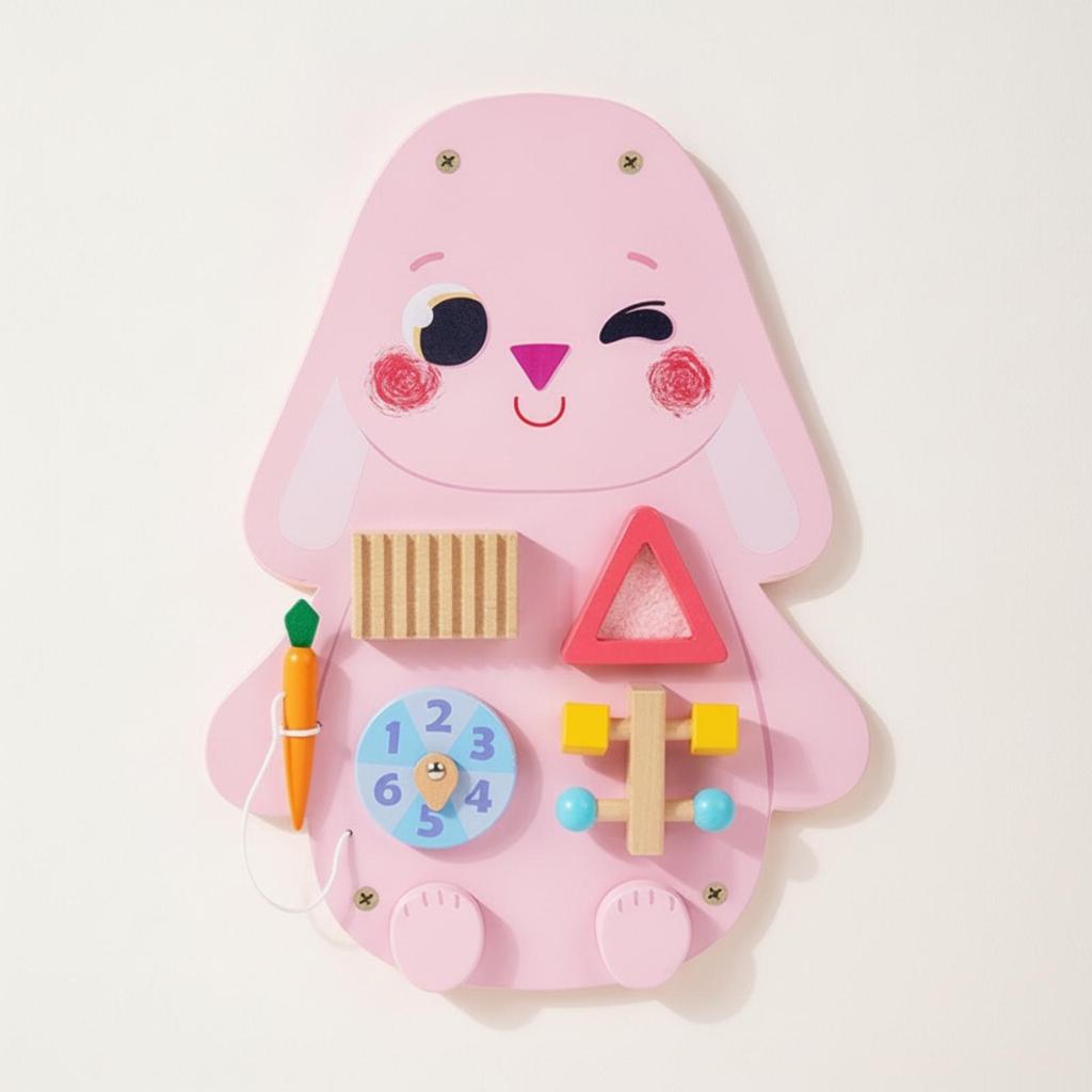 Wall-Mounted Child-Centered Activity Board Educational for Nursery