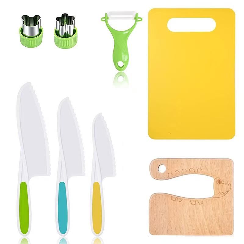 Children's Toy Knife Set for Early Education - Safe Cutting Tools for Kindergarten and Vegetable Play