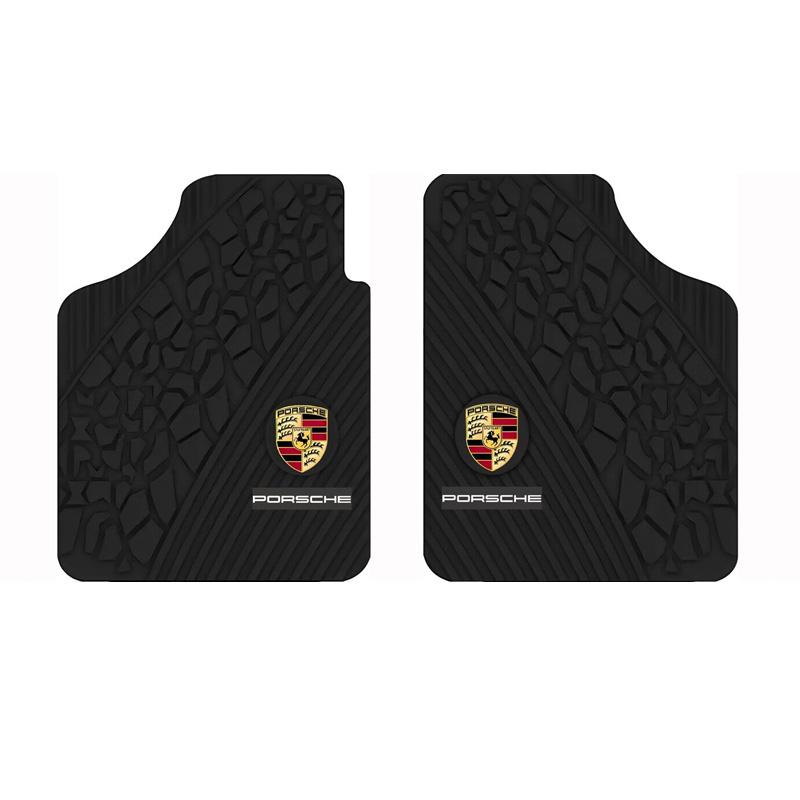 Autovloermatten voor en achter, beschermkussen voor de vloer van Porsche 911 718 Cayenne Cayman Panamera Macan Taycan Boxster