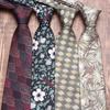 Rael Men'S Tie Business Dress 8Cm Printed Polyester Tie, Flower Casual Professional Tie
