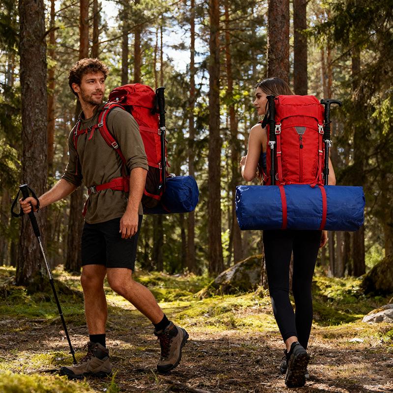 50L Waterproof Nylon Hiking Backpack - Large Capacity, Multifunctional for Outdoor Sports, Camping, and Travel