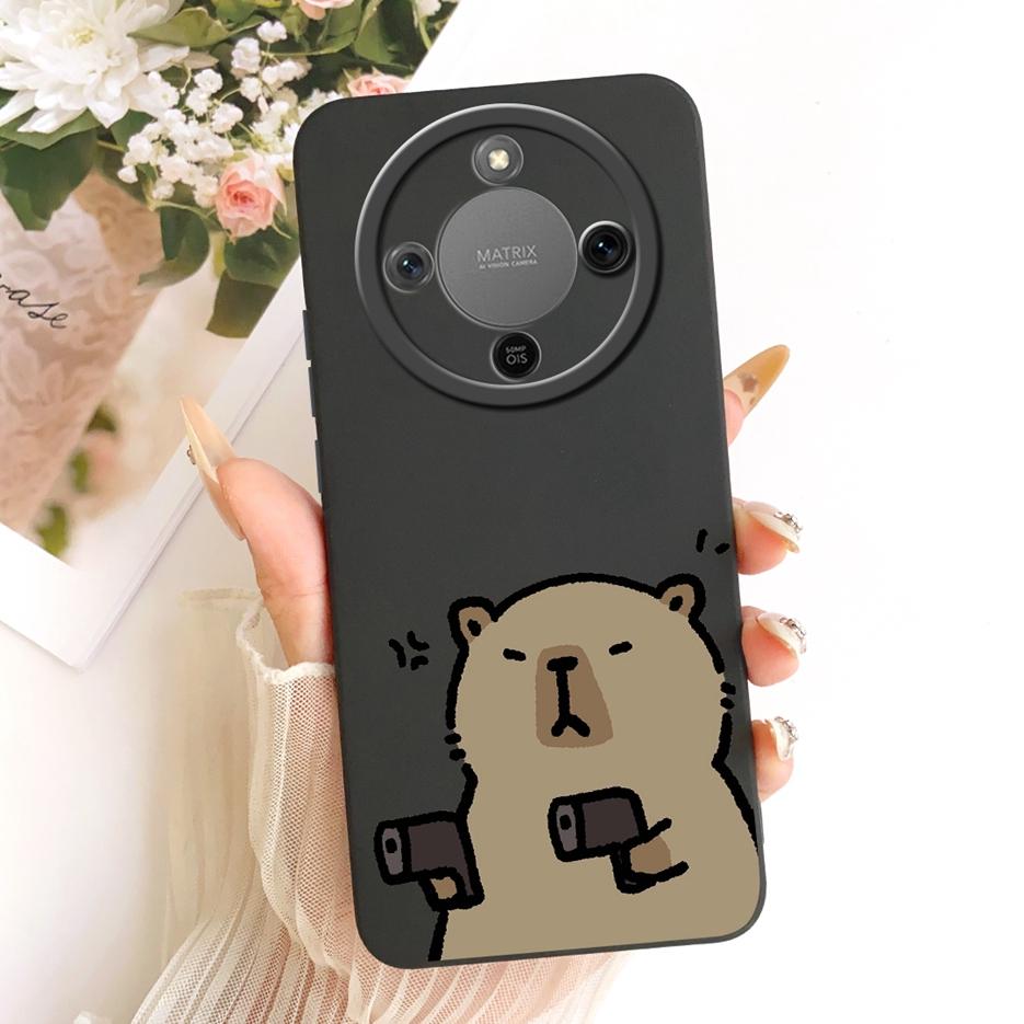 For Honor Magic 8 Lite Case Honor X9d MTN-NX1 Cute Dog Panda Cartoon Cover Silicone Case For Honor X70 X 70 HonorX9d Soft Fundas