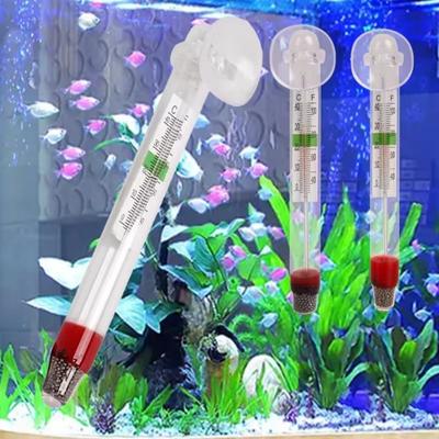 Thermomètre d'aquarium en verre submersible flottant étanche avec ventouse Thermomètre d'aquarium