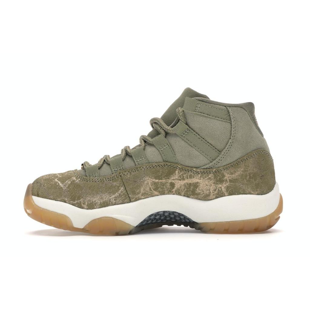 Air Jordan 11 Retro Olive Lux Dámské Tenisky Tmavě hnědá Neutrální-Olivová Plachetnicová-Gumová-Světle hnědá-Metalická Stout AR0715-200