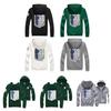 Attack Titan On Shingeki No Kyojin Cosplay Costume Hoodie Jumper Jacket Coats