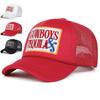 Unisex COWBOYS TEQUILA Letter Embroidery Baseball Net Caps Spring Autumn Outdoor Adjustable Casual Hats Sunscreen Hat Sports Cap